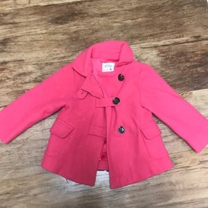 Beautiful lined toddler pea coat. 18-24 months.